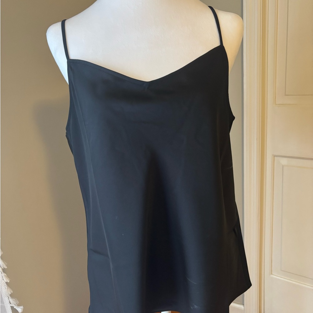 J. Crew Sleek Black Camisole Top